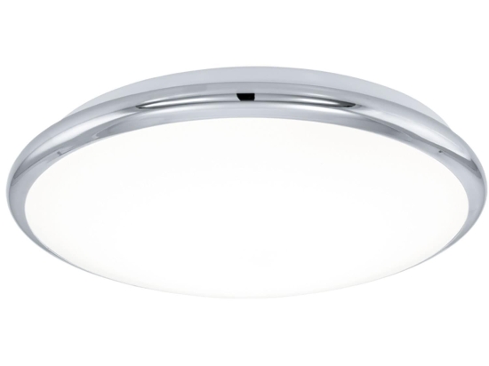 Φωτιστικό Οροφής Led Manilva 93496 White-Silver Eglo Μέταλλο,Πλαστικό