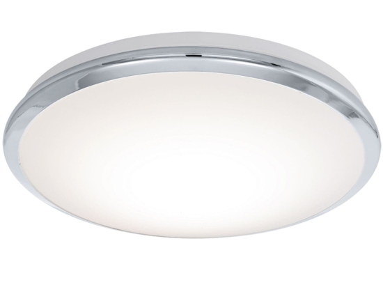 Φωτιστικό Οροφής Led Manilva 93497 White-Silver Eglo Μέταλλο,Πλαστικό