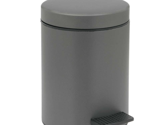 Κάδος Απορριμμάτων 5lt 05-096-113 Anthracite Matte Pam&Co Ανοξείδωτο Ατσάλι