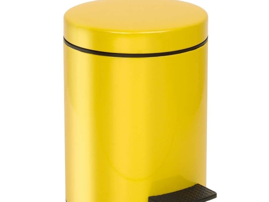 Κάδος Απορριμμάτων 5lt 05-096-603 Yellow Pam Co Ανοξείδωτο Ατσάλι