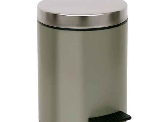 Κάδος Απορριμμάτων 5lt 05-126-143 Khaki Mat Pam Co Ανοξείδωτο Ατσάλι