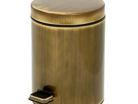 Κάδος Απορριμμάτων 5lt 05-220-002 Classic Bronze Pam Co Ατσάλι