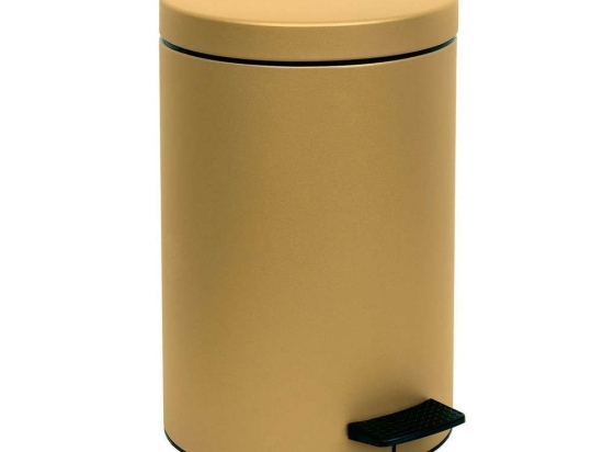 Κάδος Απορριμμάτων 12lt 12-090-173 Matte Amber Pam&Co Ανοξείδωτο Ατσάλι