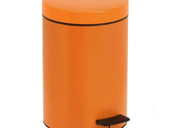 Κάδος Απορριμμάτων 12lt 12-090-803 Matte Orange Pam&Co Ανοξείδωτο Ατσάλι