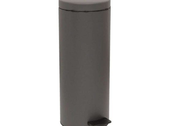 Κάδος Απορριμμάτων 16lt 16-2053-113 Soft Close Anthracite Mat Pam Co Ανοξείδωτο Ατσάλι
