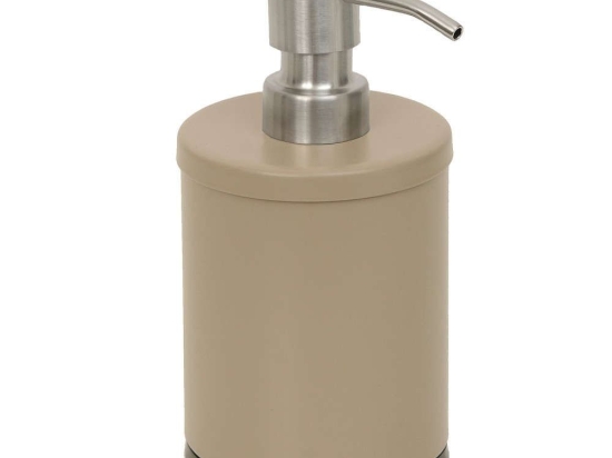 Δοχείο Κρεμοσάπουνου 90-103 Φ8x15cm Matt Beige Pam&Co Ανοξείδωτο Ατσάλι