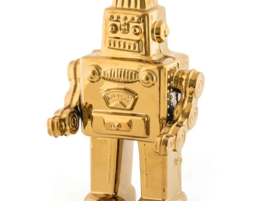 Διακοσμητικό Memorabilia My Robot Gold Seletti Πορσελάνη
