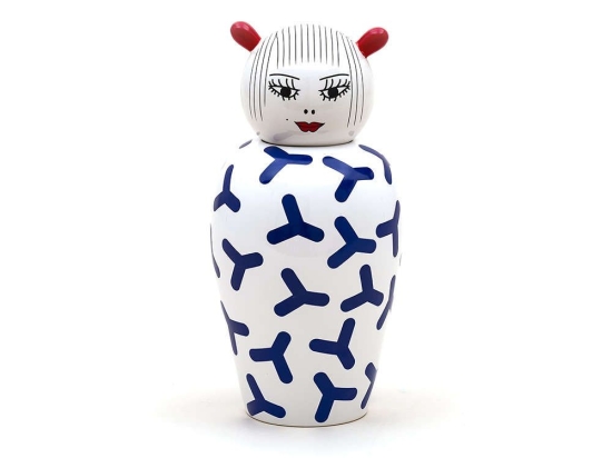 Βάζο Canopie Zoé Blue-White Seletti Πορσελάνη