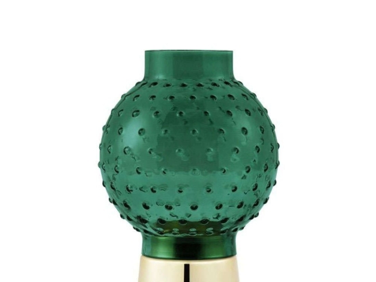 Κηροπήγιο Ρεσώ Story Garden Green Normann Copenhagen Μέταλλο,Γυαλί