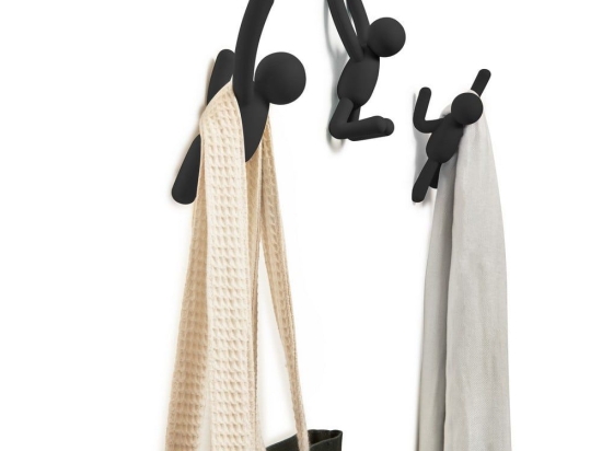 Κρεμάστρα Buddy Hook (3) 318165-040 Black Umbra Πολυπροπυλένιο