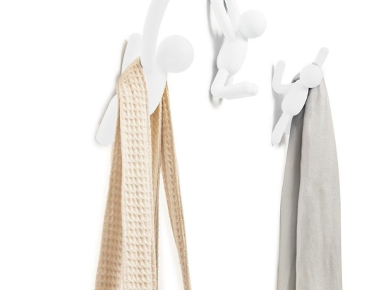 Κρεμάστρα Buddy Hook (3) 318165-660 White Umbra Πολυπροπυλένιο