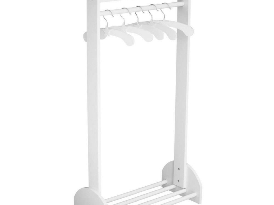 Σταντ Ρούχων Παιδικό 60x30x120 KC700929 Star White Kid's Concept Ξύλο
