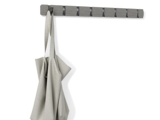 Κρεμάστρα Τοίχου Flip 8 318858-1045 81,3x3,2x7,6 GrEy-Pewter Umbra Ξύλο