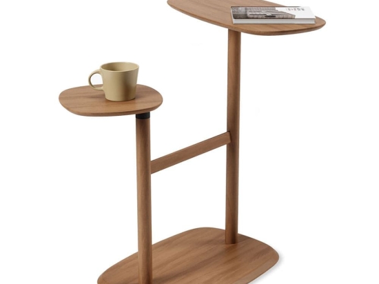 Τραπεζάκι Βοηθητικό Swivo 1013759-1055 Light Walnut Umbra