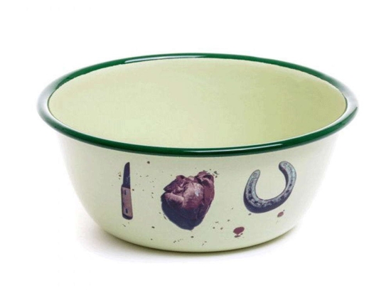 Μπωλ Σερβιρίσματος I love You 16992 17x8cm Enamel Multi Seletti Εμαγιέ