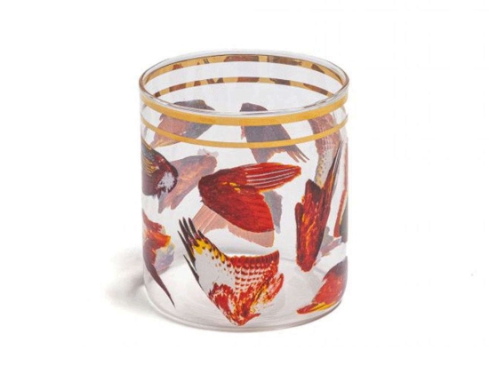 Ποτήρι Wings 15982 8x8,5cm Multi Seletti Γυαλί