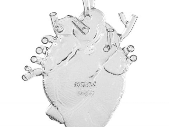 Βάζο Διακοσμητικό Love In Bloom 09922 16,5x7x24,2cm Clear Seletti Γυαλί