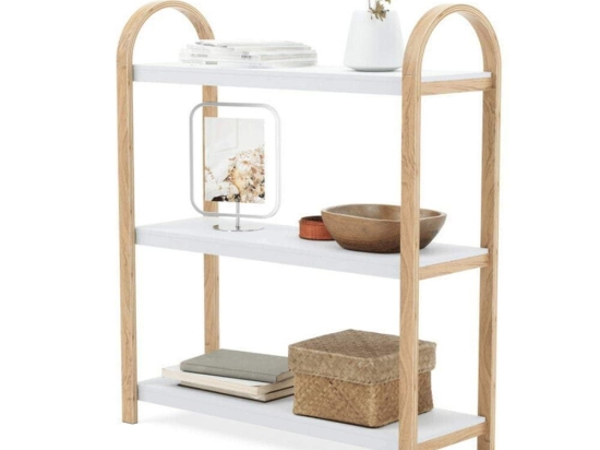 Ραφιέρα 3 Επιπέδων Bellwood 1016838-668 71,1x26x90,1cm White-Natural Umbra