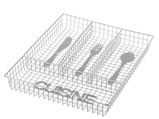 Θήκη Για Μαχαιροπίρουνα 122885 26,50x32,50x4,50cm Μεταλλική Silver Unimasa Μέταλλο