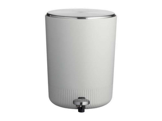 Κάδος Απορριμμάτων Plisse 977319 5L 23x28cm Light Grey Sodahl Ανοξείδωτο Ατσάλι