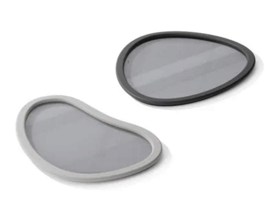 Δίσκος Hub (Σετ 2Τμχ) 1018015-1202 48x40x5cm Grey Umbra Γυαλί