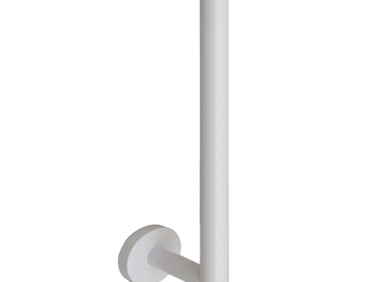 Χαρτοθήκη Εφεδρική 2 Θέσεων 103-033 5x5x29cm Matte White Pam&Co Ορείχαλκος