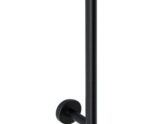 Χαρτοθήκη Εφεδρική 2 Θέσεων 103-403 5x5x29cm Matte Black Pam&Co Ορείχαλκος