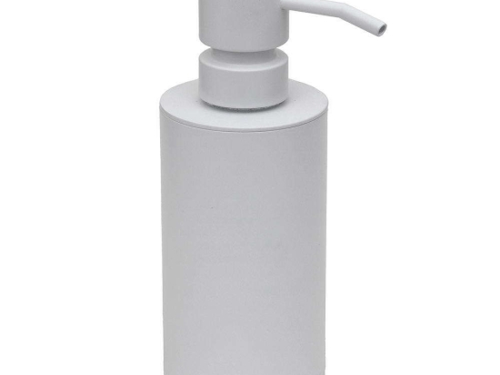 Δοχείο Κρεμοσάπουνου 88-033 Φ6x19cm Matte White Pam&Co Ορείχαλκος