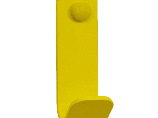 Άγκιστρο Μπάνιου Μονό 15-603 5x5x13cm Matte Yellow Pam&Co Ανοξείδωτο Ατσάλι