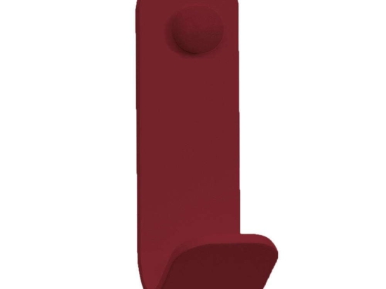 Άγκιστρο Μπάνιου Μονό 15-153 5x5x13cm Matte Bordeaux Pam&Co Ανοξείδωτο Ατσάλι