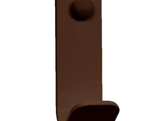 Άγκιστρο Μπάνιου Μονό 15-943 5x5x13cm Matte Wenge Pam&Co Ανοξείδωτο Ατσάλι