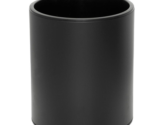 Κάδος Απορριμμάτων 5Lt 2024-403 Φ20x24cm Black Pam & Co Ανοξείδωτο Ατσάλι