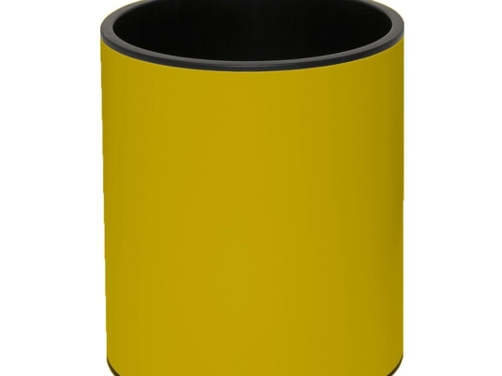 Κάδος Απορριμμάτων 5Lt 2024-603 Φ20x24cm Yellow Pam & Co Ανοξείδωτο Ατσάλι