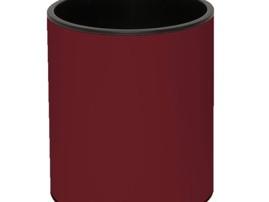 Κάδος Απορριμμάτων 5Lt 2024-153 Φ20x24cm Bordeaux Pam & Co Ανοξείδωτο Ατσάλι