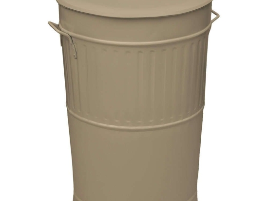 Κάδος Απορριμμάτων Retro 4868-103 Φ48x68cm 100lt Beige Ατσάλι