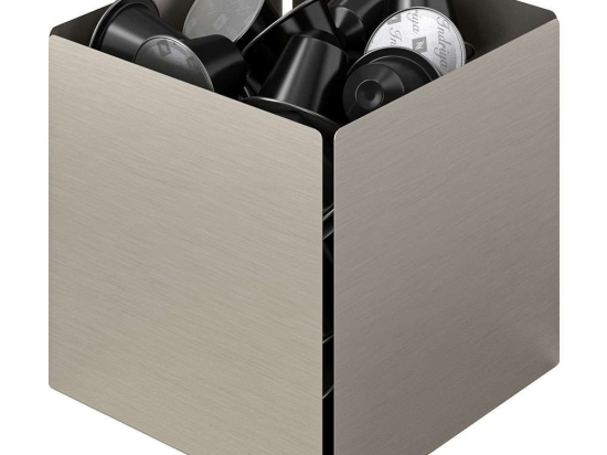 Βάση Για Κάψουλες 116-011 13x13x13cm Matt Inox Pam&Co Ανοξείδωτο Ατσάλι