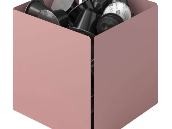 Βάση Για Κάψουλες 116-303 13x13x13cm Matt Pink Pam&Co Ανοξείδωτο Ατσάλι