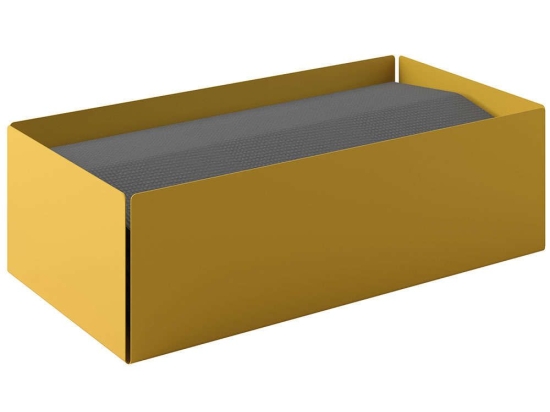 Θήκη Για Χειροπετσέτες Ζικ - Ζακ 121-603 25x13x7,5cm Matt Yellow Pam&Co Ανοξείδωτο Ατσάλι