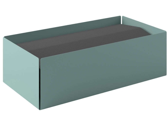 Θήκη Για Χειροπετσέτες Ζικ - Ζακ 121-913 25x13x7,5cm Matt Turquoise Pam&Co Ανοξείδωτο Ατσάλι