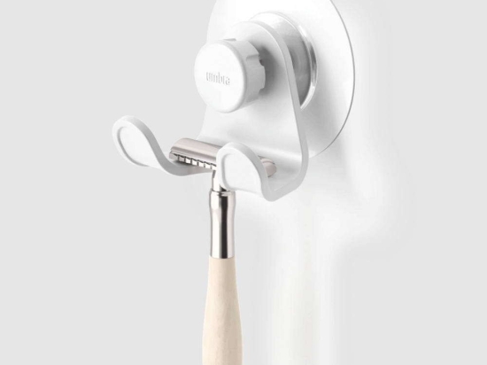 Άγκιστρο Μπάνιου Διπλό Flex 1021302-660 6x7,5x6cm White Umbra Πλαστικό