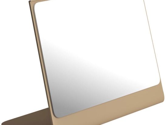 Καθρέπτης Επιτραπέζιος 2015-103 20x10x18cm Matt Beige Pam&Co Ανοξείδωτο Ατσάλι