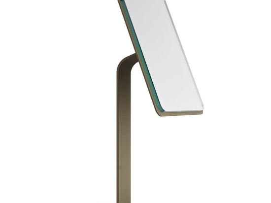 Καθρέπτης Επιτραπέζιος 3019-963 15x15x35cm Matt Light Bronze Pam&Co Ανοξείδωτο Ατσάλι