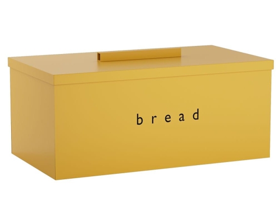 Ψωμιέρα 402216-603 40x22x16cm Matt Yellow Pam&Co Ανοξείδωτο Ατσάλι