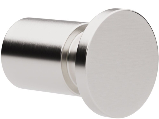 Άγκιστρο Μπάνιου Μονό 10-011 Φ2,2x5cm Matt Inox Pam&Co Ορείχαλκος
