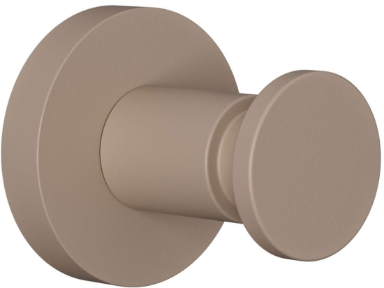 Άγκιστρο Μπάνιου Μονό 12-103 5x5x5cm Matt Beige Pam&Co Ορείχαλκος