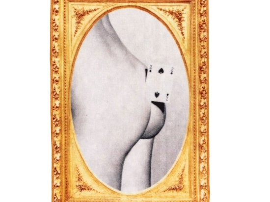 Χαλάκι Two Of Spades 18195 60x90cm Multi Seletti 60Χ90 Πολυέστερ