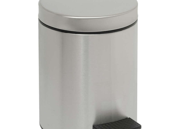 Κάδος Απορριμμάτων 8lt 08-502-011 Brushed Inox Μέταλλο