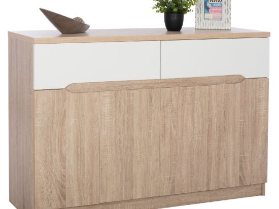 ΜΠΟΥΦΕΣ JOLENE HM2234.02 2 ΣΥΡΤΑΡΙΑ & 4 ΠΟΡΤΕΣ SONAMA 120X40X80εκ.