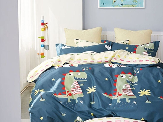 Κουβερλί Παιδικό Σετ 2τμχ 1311 Blue - Green Homeline Μονό 100% Βαμβακοσατέν