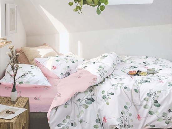 Κουβερλί Σετ 3τμχ 1303 Green - White Homeline Υπέρδιπλο 225x240cm 100% Βαμβακοσατέν